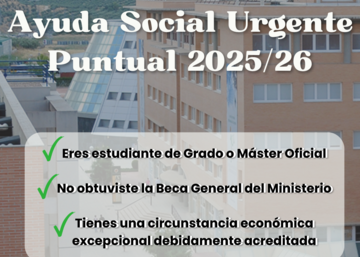 Ayuda social urgente puntual 2025/26