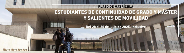 Matrícula para estudiantado en continuidad de estudios de Máster (también trasladado y/o adaptado). Matrícula para estudiantes de nuevo ingreso por la Fase de Extranjeros