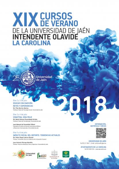 XIX Cursos de Verano de la Universidad de Jaén Intendente Olavide en La Carolina