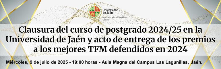 Acto de entrega los premios a los mejores TFM, 2024